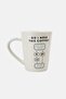 Ceramic Graphic Print Mug 380 ml, Assorted