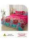 Queen size 6 piece duvet cover set with mandala design 200x230cm. - 4