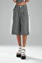 Women's Side Lace Detailed Design Bermuda Shorts - 4