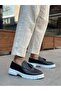 Ba0240 High Sole Classic Shiny Tasseled Skin Black Men's Shoes - 3