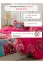 Queen size 6 piece duvet cover set with mandala design 200x230cm. - 2