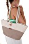 Women's Straw Bag Hand Braided Jute Straw Shoulder Beach Bag - 2