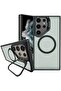 Samsung Galaxy S24 Ultra Case Matte Cover [MIL-Grade Protection] MagSafe Ring Camera Kickstan - 2