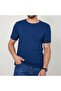 Blue Striped Suprem Crew Neck Men's T-Shirt - 2