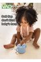 2-in-1 Baby Sippy Cup Easy to Hold Children's Straw Silicone Baby Snack Food Street Blue - 2