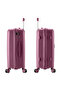 Unisex Hard Case Large Luggage Lightweight PP Trolley Luggage |3-Digit Combination KH1009-Purple - 3