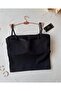 Chole Imported Cotton Chest Cut-Out Ring Covered Detail Ultra Comfortable Bustier with Thin Straps - 4