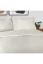 Freesia Single Ranforce Duvet Cover Set Ecru (2 Pieces) Single Duvet Cover Set - 2