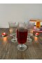 New Design Glass Cup with Stand for Soft Drinks, Latte, Nescafe, Cocktail, Water Cup 200 ml 6 Pieces - 2