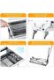 Barbecue Grill, Stainless Steel BBQ, Large Folding Portable BBQ Grill, Charcoal Grill for Outdoor Co - 3