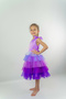 D' Daniela - Emelly Colorful Party Dress - Purple - 2