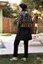 Women's Hijab Color Pop Printed Full Covered 3 Piece Swimsuit Set - 5