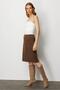 Women's Knitwear Short Skirt Brown - 3