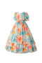 D' Daniela - Flowered Grace Abaya Dress - Multicolor - 2