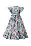 D' Daniela - Enchanted Florals Abaya Dress - Multicolor - 3