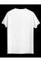 Beyaz ,baskılı , %100 Pamuk Regular Tshirt - 2