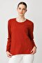 Women's O-Neck Front Pleated Beaded Ligral Blouse K.Kiremit - 3