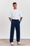 Elastic Waist Lace-Up Loose Cut Trousers Ag-Y23113Lns - 4