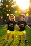 Children's Crew Neck 100% Cotton Birthday/Happy Birthday Printed Unisex T-Shirt
