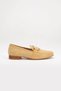 Women's Yellow Genuine Suede Leather Ring Detailed Loafer Daily Orthopedic Classic Stylish Lightweight Women's Shoes - 4