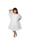 Dragonfly dress with sequins Pure white