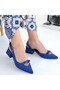 Rewat Blue Stylish Heeled Shoes - 4
