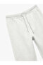 Cotton Tie Waist Basic Jogger Sweatpants - 3