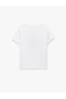 Slim Fit Short Sleeve Crew Neck Cotton Hibiscus Printed T-Shirt - 2