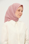 Poly Coton Square Scarf Powder Cotton Breathable Fabric - 2
