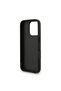 iPhone 16 Pro Compatible Case Licensed Wrist Strap Drawstring Metal 4g and Cover with Text Logo Black - 7