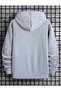 West Coast Choppers Printed Hooded Pocket Cotton Gray Sweatshirt - 2