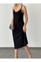 Standard Mold Slit Detail Modal Fabric Dress # 7429 - 3