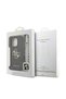 iPhone 16 Pro Compatible Case Licensed Wrist Strap Drawstring Metal 4g and Cover with Text Logo Black - 8