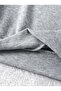 Seven Ribbon Printed Hooded Pocket Cotton Gray Sweatshirt - 5