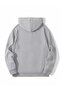 Gamer Printed Hooded Pocket Cotton Gray Sweatshirt - 2