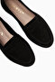 Solina Genuine Leather Black Suede Moccasin Shoes Comfortable Casual Loafer - 4