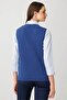 Women's Crew Neck Pocket Top Floral Embroidered Wool Sweater - 4
