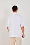 R-6094 Short Sleeve Single Jersey Shirt with Lapel Collar Embroidery Detail - 6