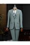 Italian Style Slim Fit Jacket Pants Suit Green T14141