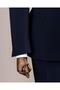 Italian Style Double-Breasted Jacket Pants Suit Navy Blue T14190 - 5