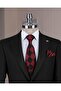 Italian Style Slim Fit Mono Lapel Jacket Pants Suit Black T14290 - 2