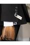 Italian Style Slim Fit Jacket Vest Pantalon Suit Black T13960 - 6