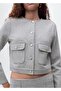 Cotton Pocket Crop Jacket - 8