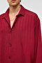 Oversize Long Sleeve Modal Fabric Shirt Burgundy - 5