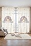 Plain Pastel Rainbow Patterned Children's Nursery Drapery Curtain (Single Panel Pricing) - 2