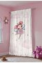 Winged Golden Fairy Patterned Children's Baby Room Background Curtain (Single Wing Pricing) - 3