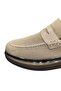 Transparent Sole Textile Beige Men's Shoes - 6