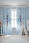 Ice Castle Ballerina Elsa Patterned Children's Baby Room Background Curtain (Single Wing Pricing) - 2