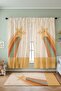 Shooting Star Patterned Children's Baby Room Background Curtain (Single Wing Pricing) - 3