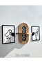 Hearted Couples Table Centerpiece Patterned Wall Shelf - 5